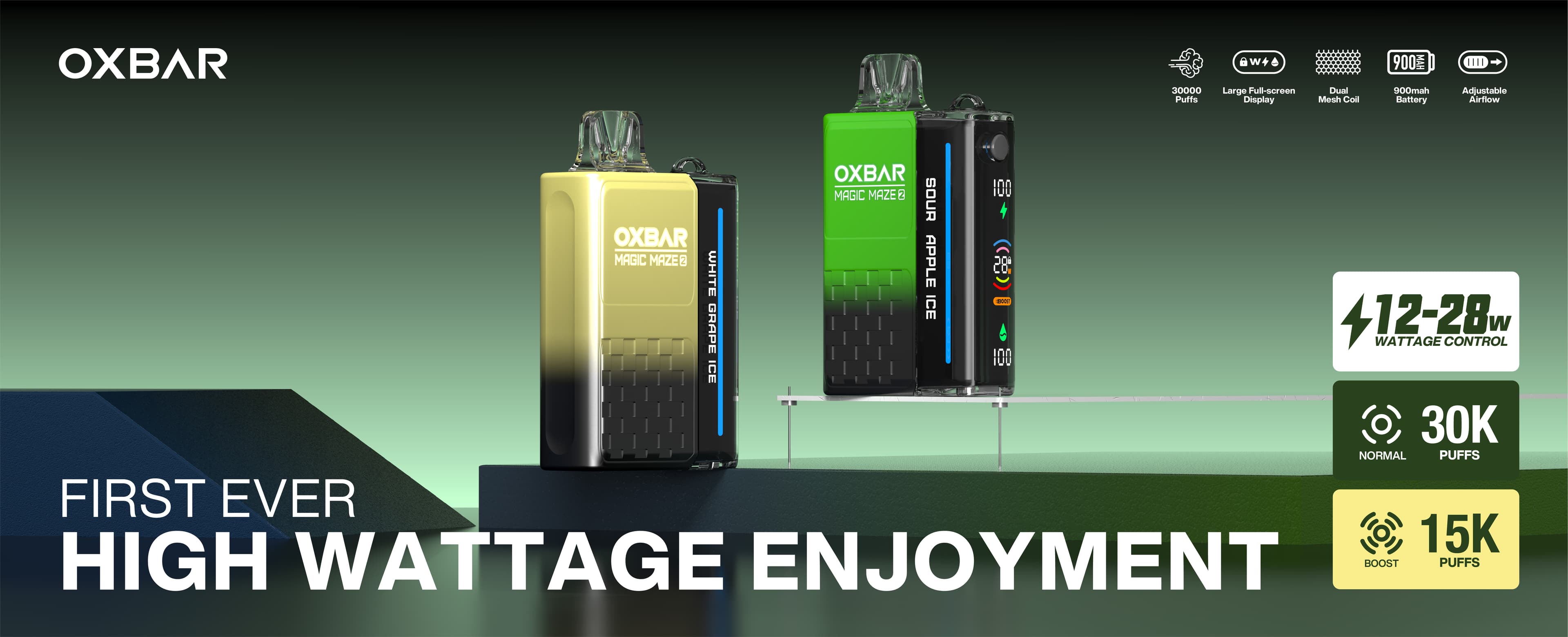 OXBAR Magic Maze 2 — 30K Puffs